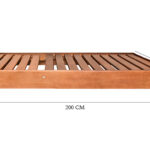 Outdoor wooden Chaise Lounge, best for gardens and beach, Swedish wood, Multiple colors, at wholesale price - Image 3