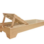 Outdoor wooden Chaise Lounge, best for gardens and beach, Swedish wood, Multiple colors, at wholesale price - Image 7