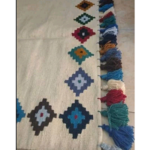 Oriental Hand woven Egyptian Kelim/Kelem rug, Diamond pattern, 100% Pure Cotton - Image 11
