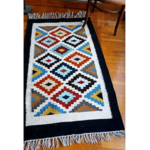 Oriental Hand woven Egyptian Kelim/Kelem rug, Diamond pattern, 100% Pure Cotton - Image 7