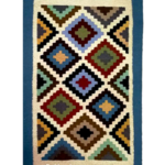 Oriental Hand woven Egyptian Kelim/Kelem rug, Diamond pattern, 100% Pure Cotton - Image 6