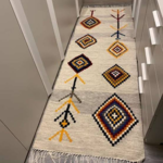 Oriental Hand woven Egyptian Kelim/Kelem rug, Diamond pattern, 100% Pure Cotton - Image 5