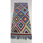 Oriental Hand woven Egyptian Kelim/Kelem rug, Diamond pattern, 100% Pure Cotton - Image 9