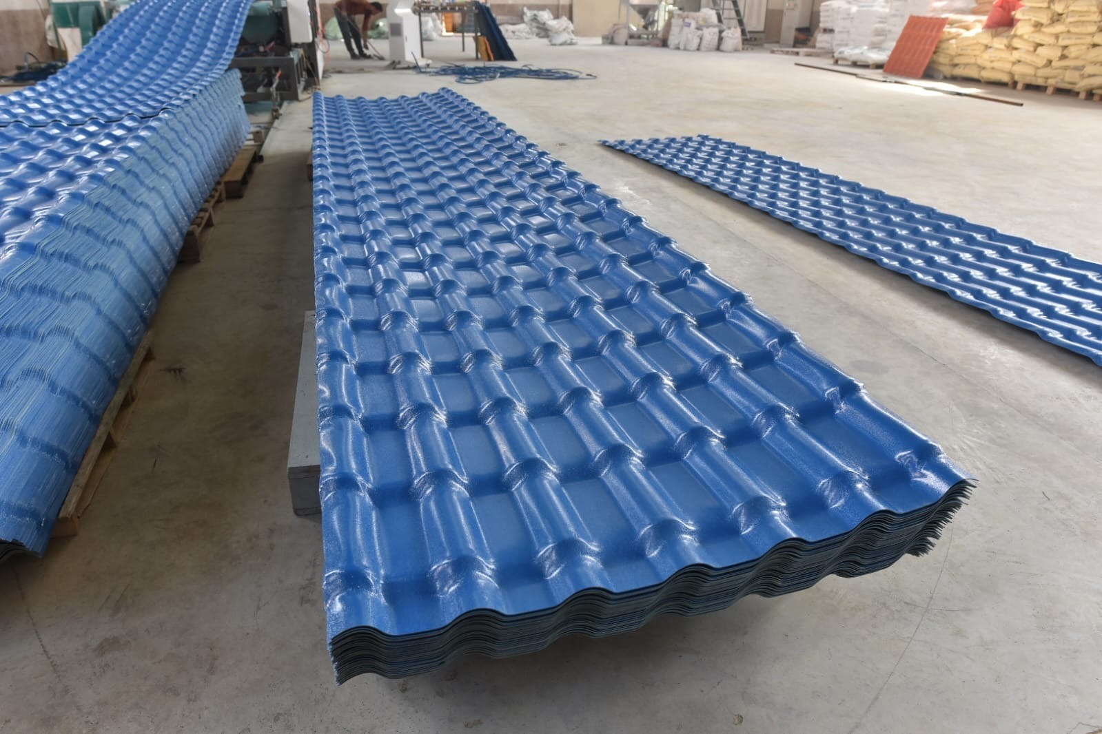 ASA line Roofing Sheets, Best materials, 100% Egyptian . roofing tiles, pvc ,  diagonal ridge