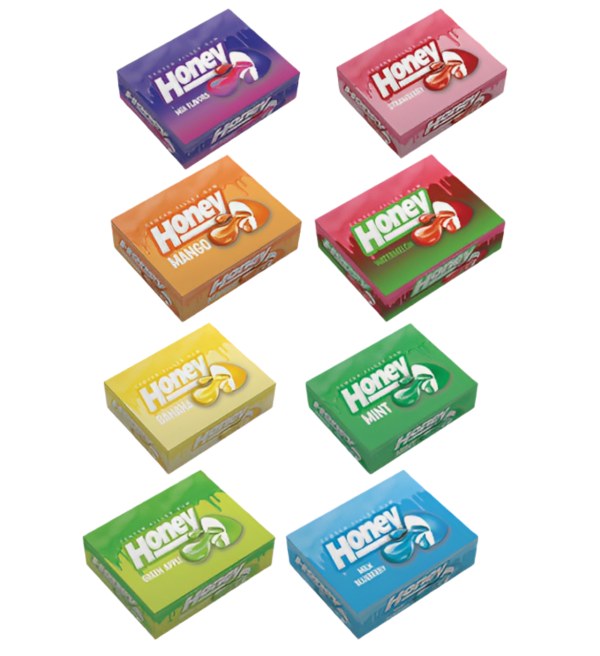 Egy Gulf Honey Gum – Premium Chewable Delight in 8 Flavors