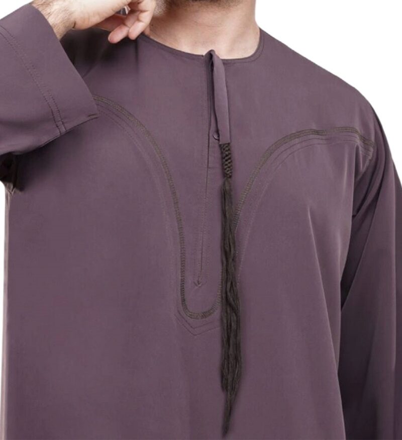 IKAF Omani Men’s Long Sleeve Thobe – Classic Comfort & 2025 Style