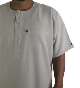 IKAF Premium Men’s Half Sleeve Koshibo Galabiya – Size 64 | Lightweight & Modern Comfort